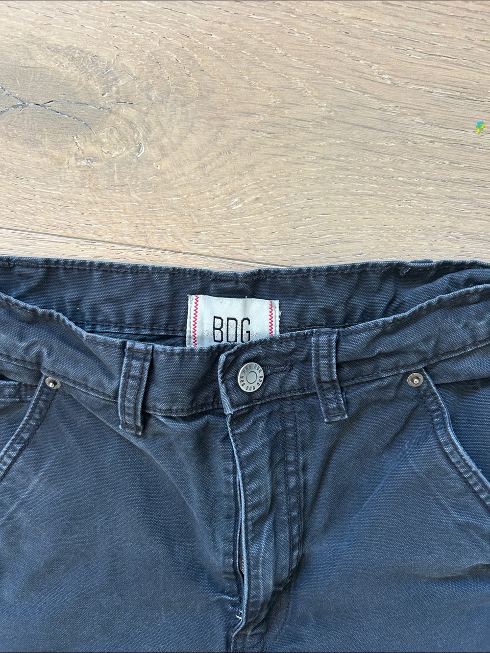 BDG urban outfitters black cargo Pants with Front Pockets - Picture 2 of 4